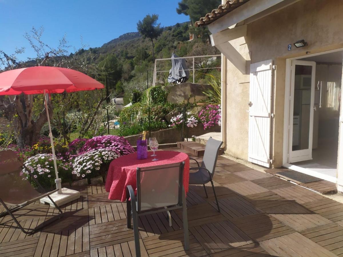 Studio Le Romantique A 20 Kms De Nice Bendejun Экстерьер фото